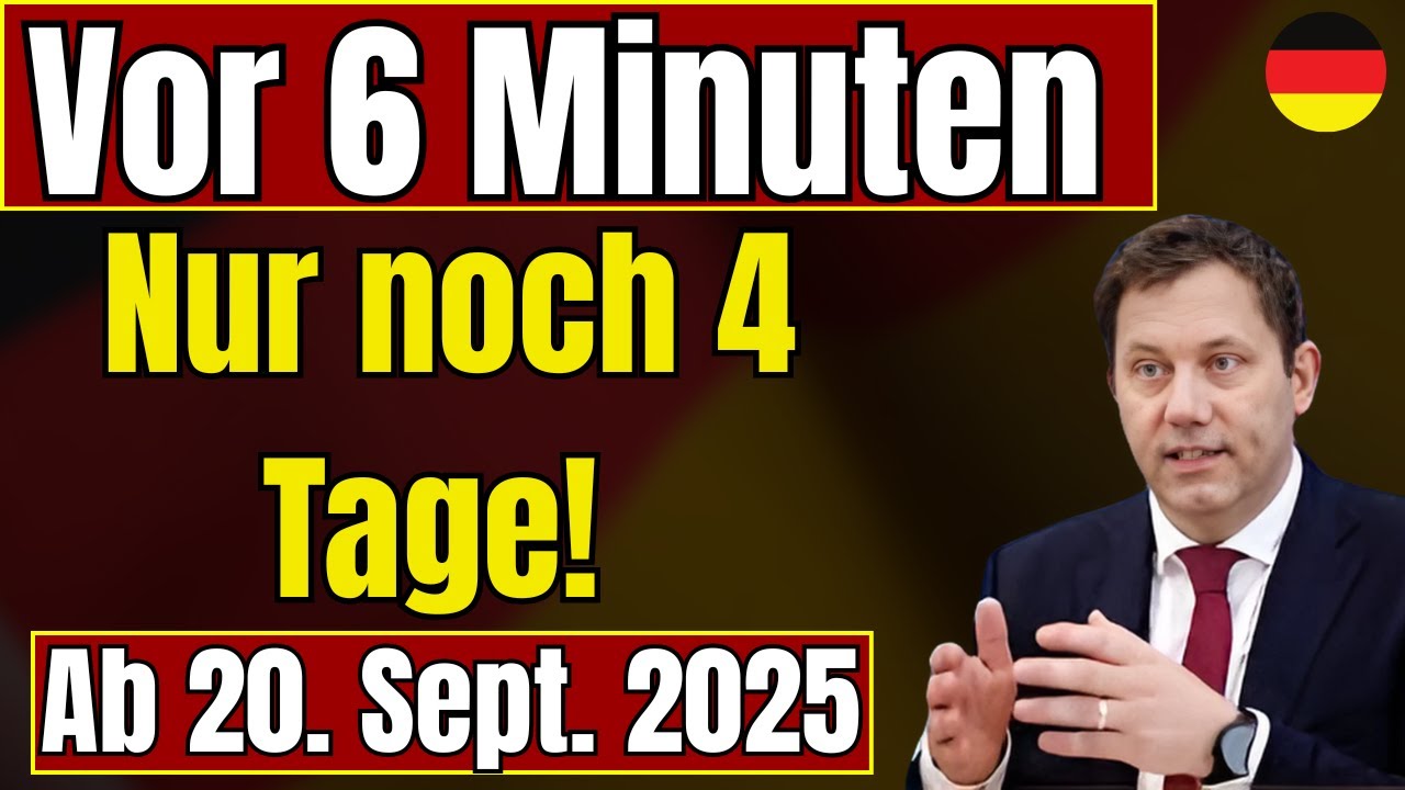🚨 NUR NOCH 4 TAGE: NEUES Formular Liegt im Briefkasten Ab 20. SEPT. 2025 – Ohne Antwort Kein Geld!