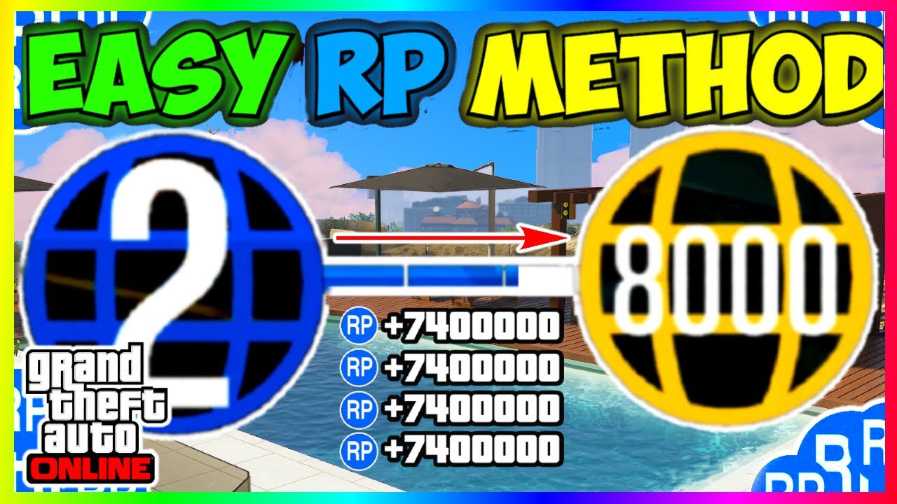 *Самый быстрый способ прокачки RP в GTA 5 Online на этой неделе (с 1 до 1000) *в одиночку*