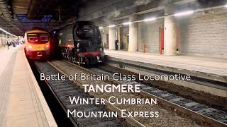 34067 Tangmere First Main Line Steam Tour Of 2026 Wheel Slip At Preston, Watch Severs Wheelslip