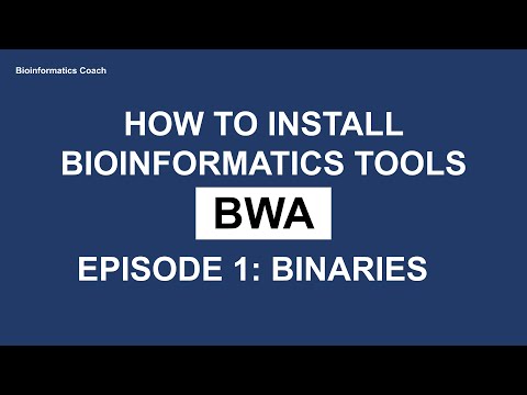 Install BWA using Binaries ShortClip