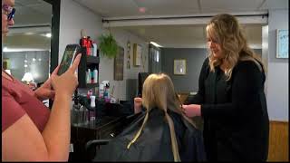 Local 4-year-old girl with rare genetic disorder donates hair