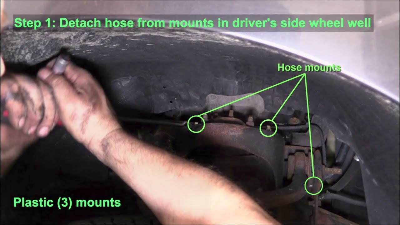 Ford F150 Hub Actuator Vacuum Hose (72) - YouTube