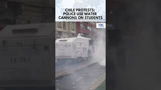 Chile National Strike Turns Violent  Students Face Water Cannons In Clashes  Students Clash  N18g
