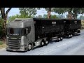 SCANIA NTG ESCAPE ABERTO NO RODO-CAÇAMBA DA FACCHINI TRANSPORTANDO MUITO PESO - ETS2 MODS BR
