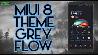 MIUI 8 / MIUI 9 Third Party Theme - Grey Flow | 2017 screenshot 3