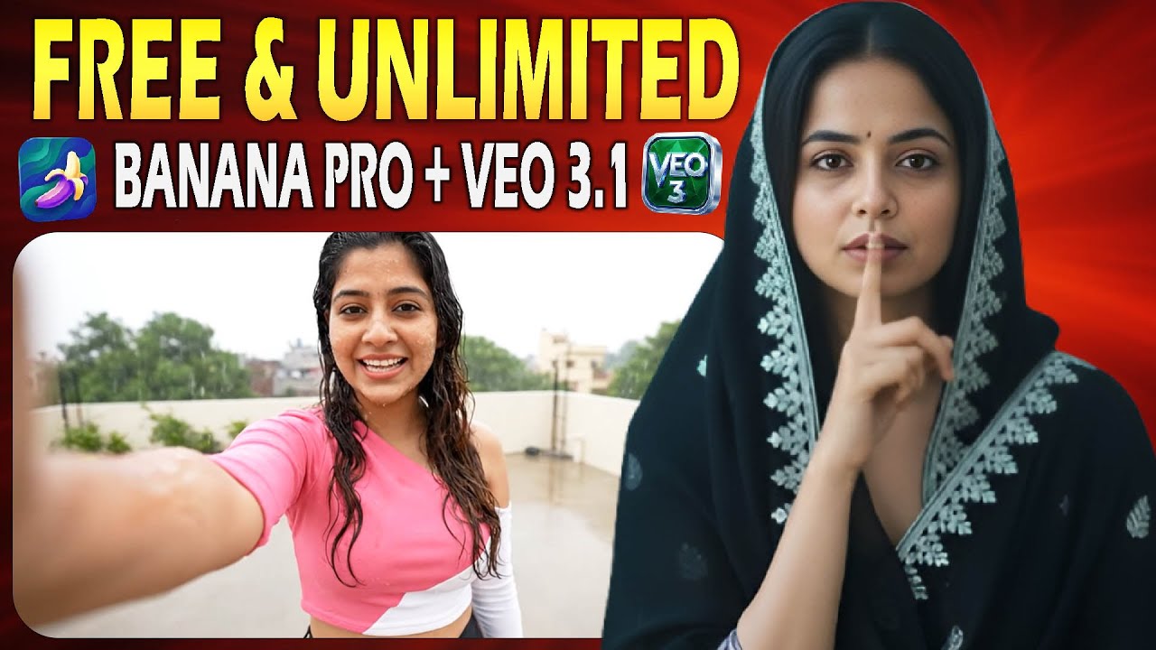 Veo 3 FREE & Nano Banana FREE Unlimited 😱 | New AI Video Tools 2026 (No Limits!)