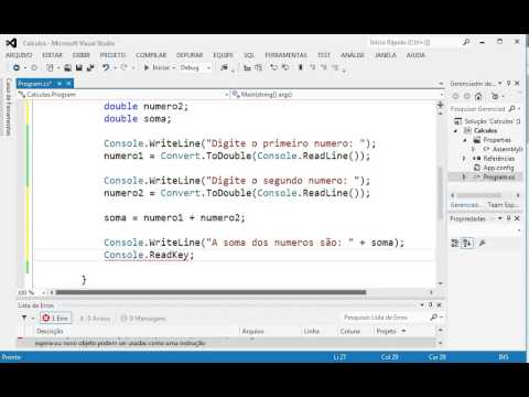 Curso de C# - Aula 06 - Cálculos