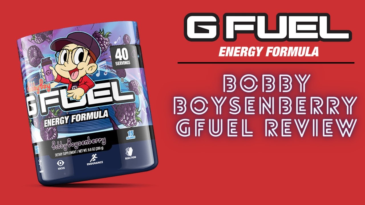 Bobby Boysenberry & GFUEL Energy Crystals Review YouTube