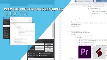 ExtendScript QuickTip - Premiere Pro Scripting Resources