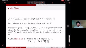 An adelic version of the three gap theorem, Akshat Tarun Das