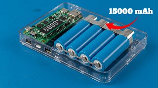 How I Made a 15,000 mAh Transparent Power Bank