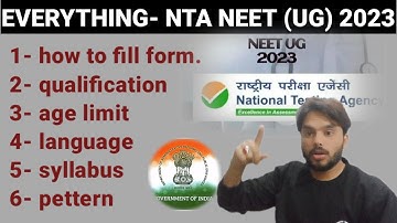 neet application form 2023 | neet registration | how to fill form #topperscoaching