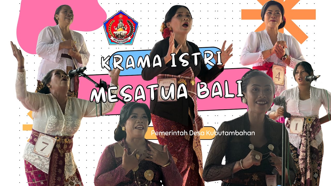 IBU-IBU DESA KUBUTAMBAHAN GAK ADA LAWAN! SERUNYA LOMBA MESATUA BALI: EKSPRESINYA BIKIN NGAKAK