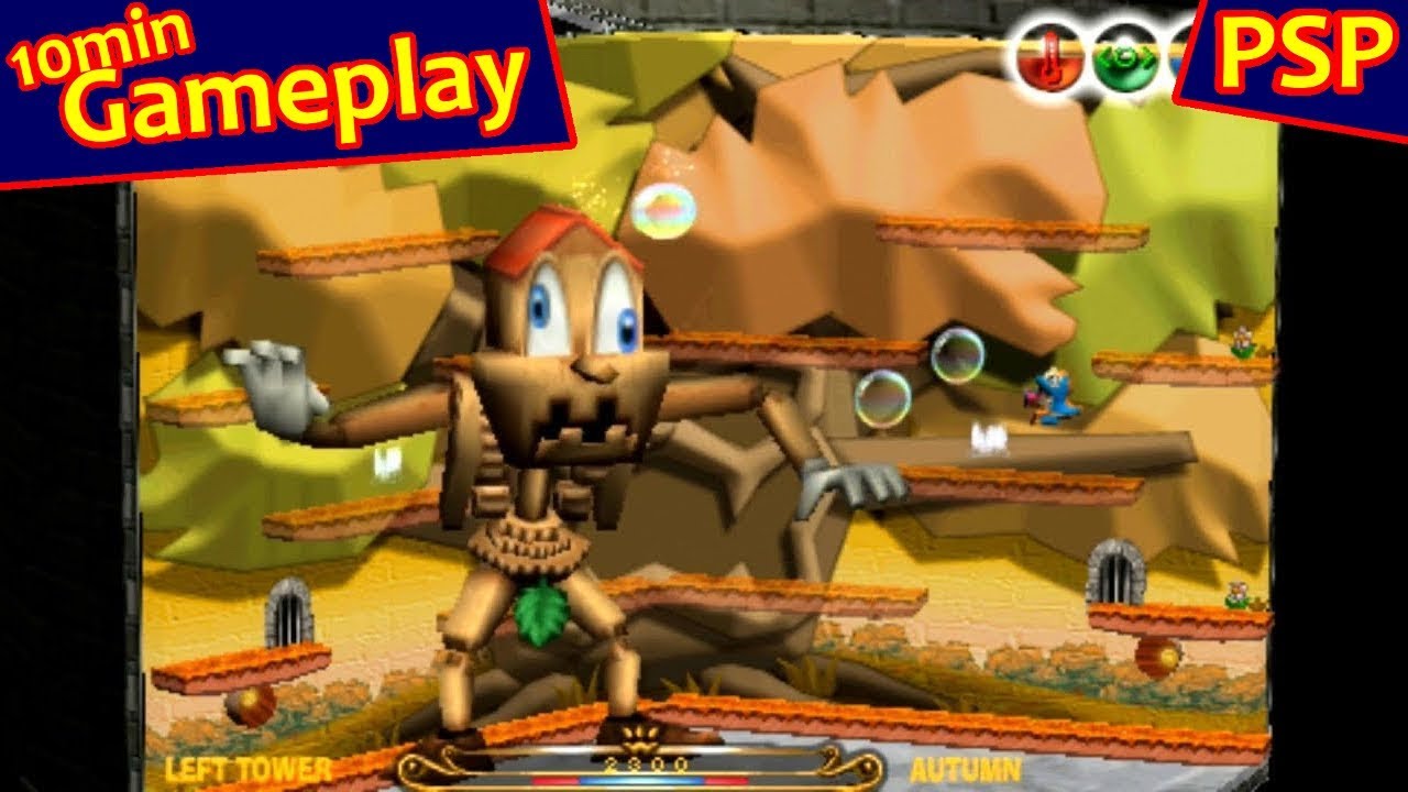 Bubble Bobble Evolution (PSP) Gameplay YouTube