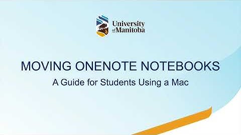 Moving OneNote Notebooks: A guide for students using a mac
