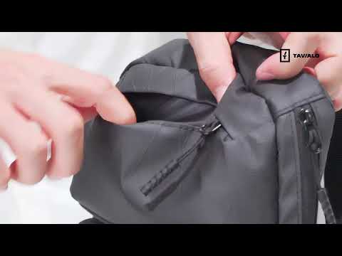 Сумка-слінг Міська Нагрудна сумка TAVIALO EasySling TS3.5-1 Т-подібний ремінь 3.5 л 340х200х90 мм, видео 1