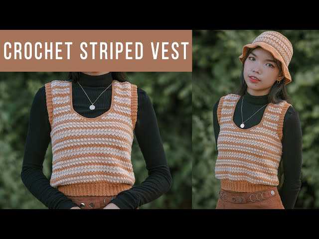 leinvände Mix Yarn Crochet Vest ホワイト leinvände Mix Yarn