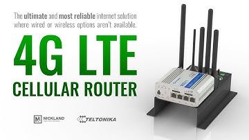 Connect to the Internet everywhere with Cellular 4G LTE Cat 6 Router