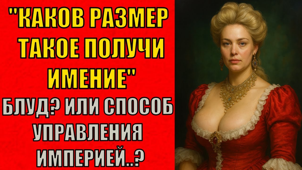 АРХИВ КГБ! Система отбора любовников Екатерины Великой. Один проверял ВСЕХ