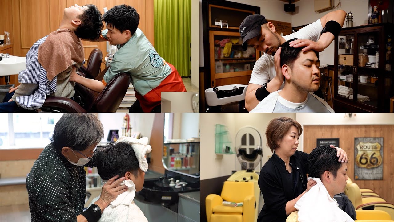 Japanese Barber Massage Compilation: November 2024 – August 2025
