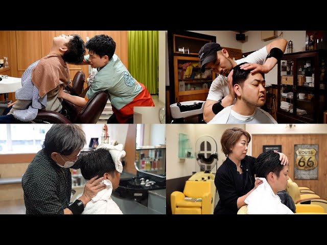 Japanese Barber Massage Compilation: November 2024 – August 2025