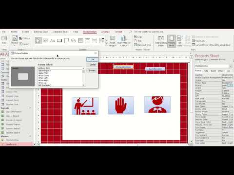 Lesson 3: Command names and image icons for macros In Microsoft Access.