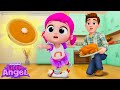 Pumpkin Pie Baking with Jill & Daddy! 🥧 | Thanksgiving | Little Angel Kids Songs & Nursery Rhymes