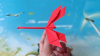 Gấp Con Chuồn Chuồn Cực Dễ | Origami Dragonfly - 64