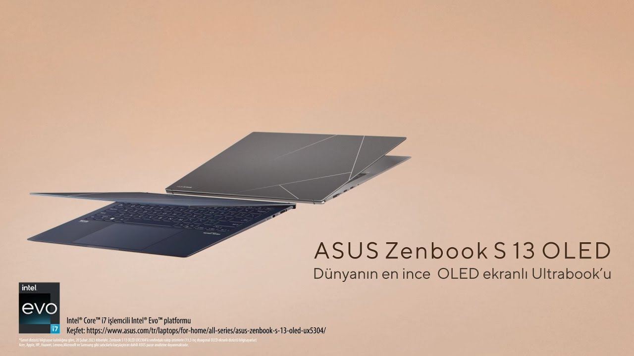 Yeni ASUS Zenbook S 13 OLED UX5304'ü keşfet! - YouTube