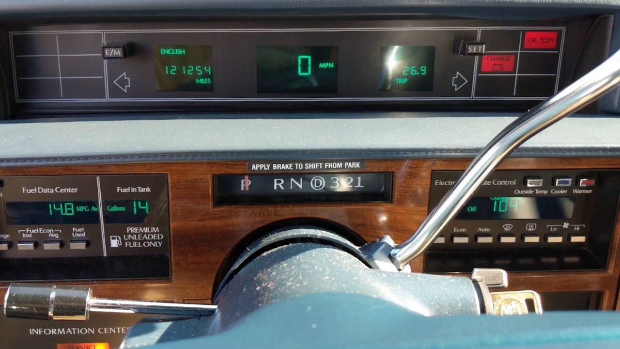 Cadillac Digital Instrument Cluster bootup YouTube