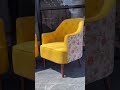 Parlefoamcentre accent chairs made of customised fabric#viral #shortvideo #mumbai #sofa #chairs