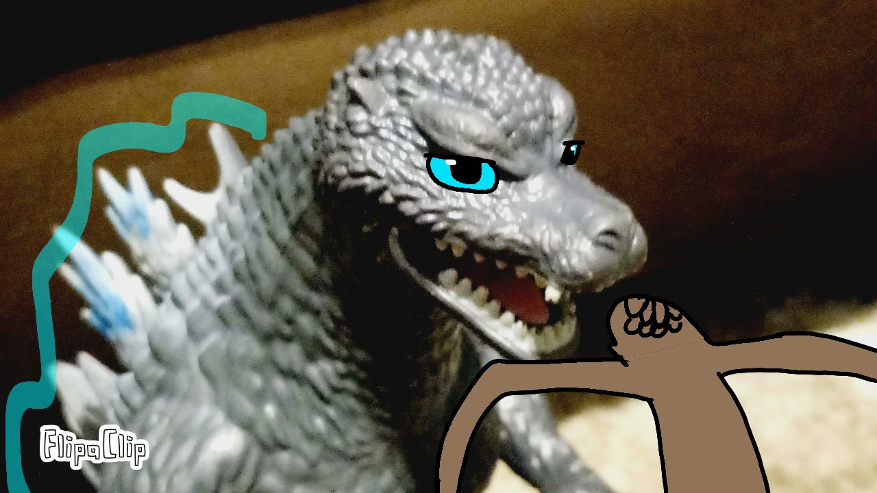 ANIME GODZILLA VS. DEATH ANGEL FROM A QUIET PLACE