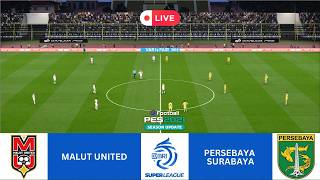 ⚽ MALUT UNITED vs PERSEBAYA SURABAYA - LIVE BRI SUPER LEAGUE 25/26 PES 2021