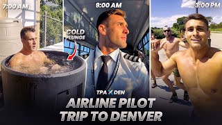 Airline Pilot trip to Denver TPA ✈️ DEN.