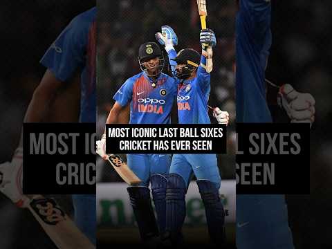Most Iconic Last Ball Sixes