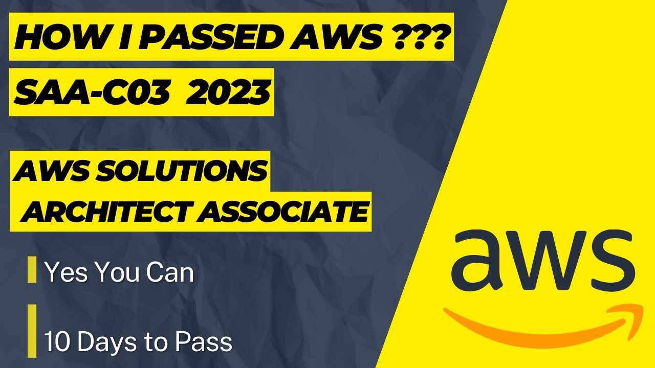 AWS Exam Preparation Question and Answers 10 days How i passed Solution