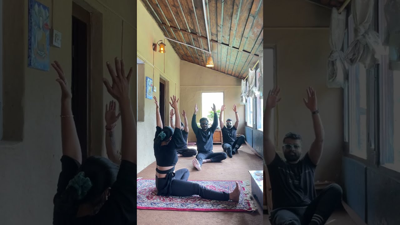 Morning Yoga | Yoga in Black | Yoga Retreat Naggar 2026