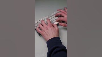 Can you type that fast?🤔 #keyboard #asmr #gamingsetup #lofi #cozy #typing #customkeyboard #shorts