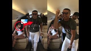 Cristiano Ronaldo Girlfriend Georgina Rodriguez dancing in his Private Jet