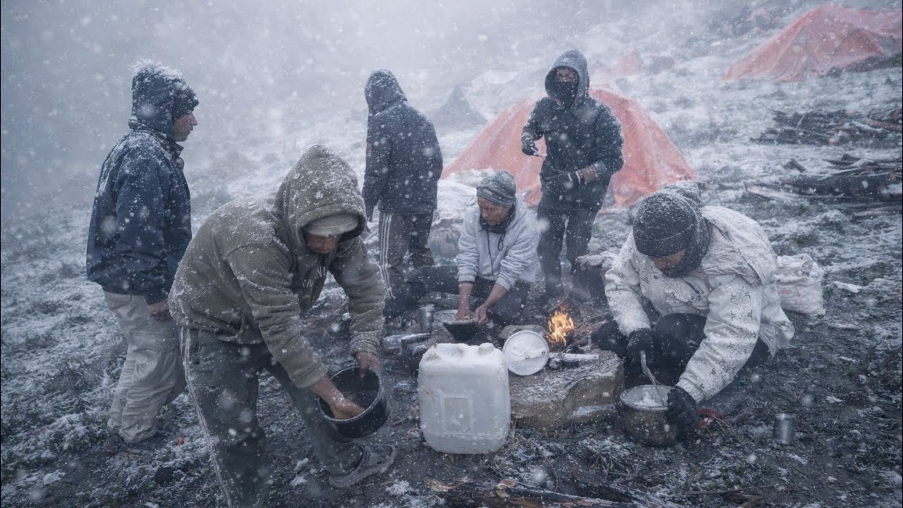 Inside Dolpa’s Coldest Region | A Family’s Real Experience Living in Nature, Caves & Tents🌧️🌧️🌧️