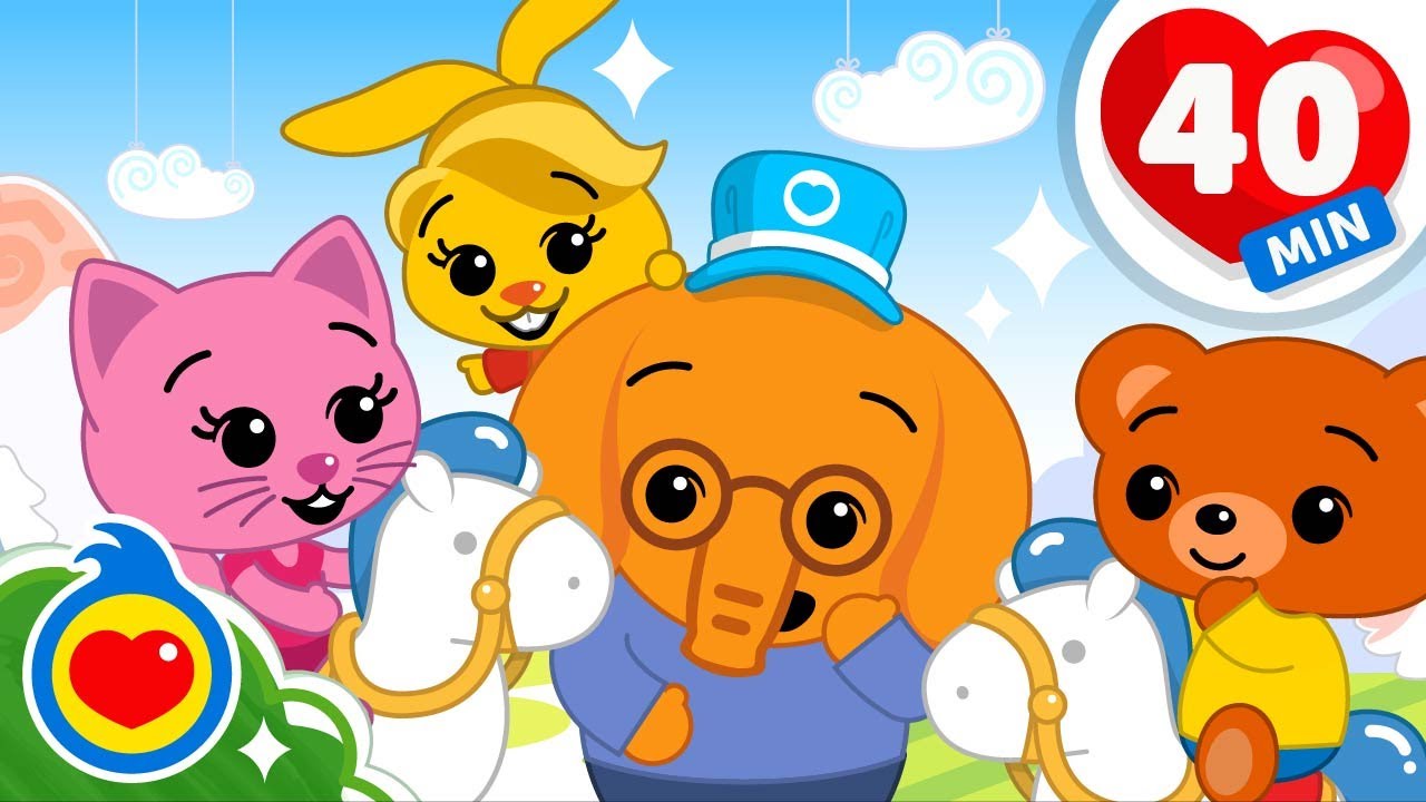 Upa Cavalinho 🐴 | 40 minutos de Música Infantil | Um Herói do Coração ❤️