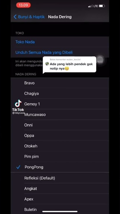 Notif WA (Pong Pong)