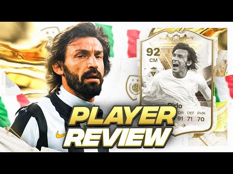 92 CENTURION ICON PIRLO SBC PLAYER REVIEW! - EAFC 24 ULTIMATE TEAM