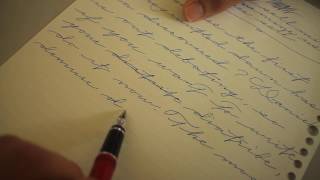 Palmer Method Practice, Left handed