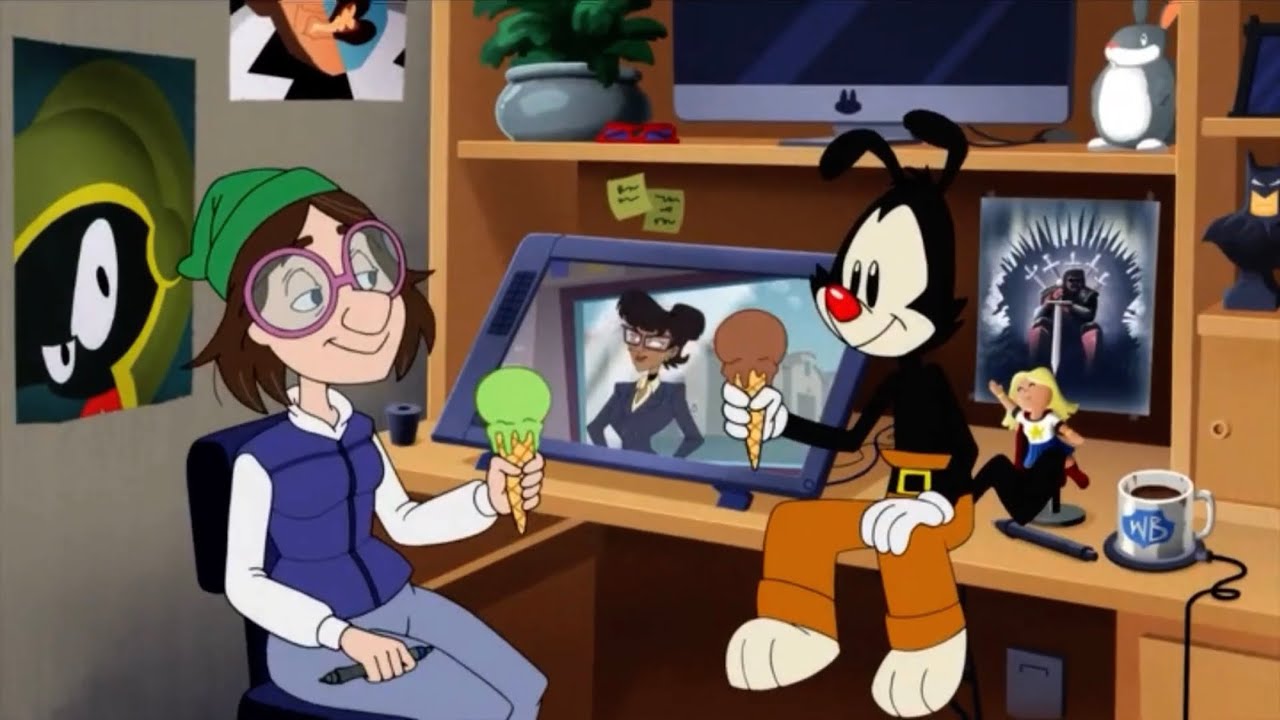 Yakko Befriends The Animator (Animaniacs Reboot Season 2) - YouTube