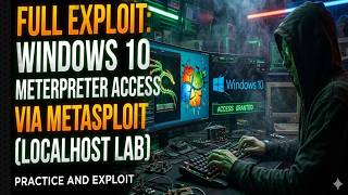 Full Exploit Windows 10 Meterpreter Access via Metasploit Localhost Lab