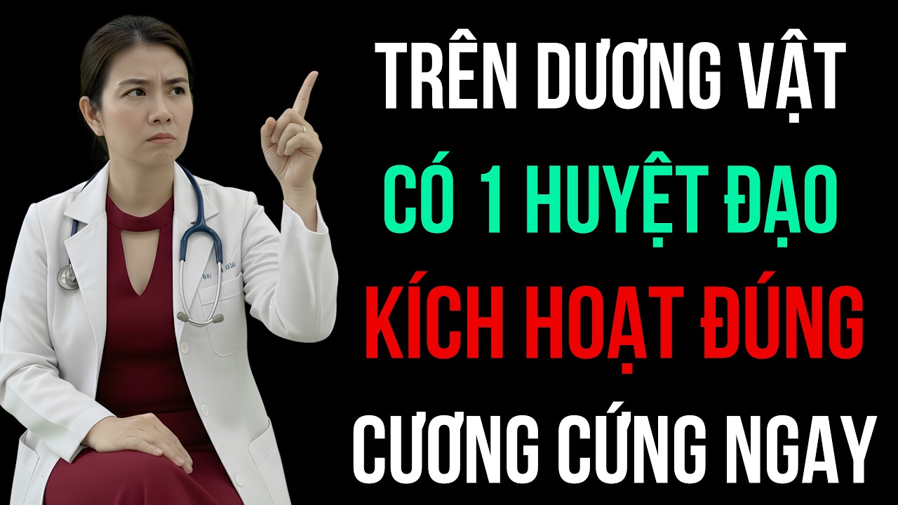Trên dương vật có 1 huyệt đạo, nếu kích hoạt đúng cương cứng ngay | Phong Độ Quý Ông