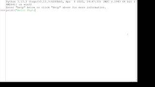 Python print function