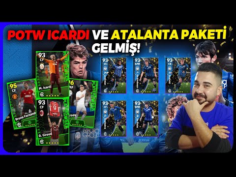 POTW ICARDI VE AVRUPA LİGİ ŞAMPİYONU ATALANTA PAKETİ GELMİŞ! eFootball Mobile 2024