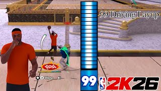 99 DRIVING LAYUP BUILD IN THE STAGE 1V1 NBA 2K26